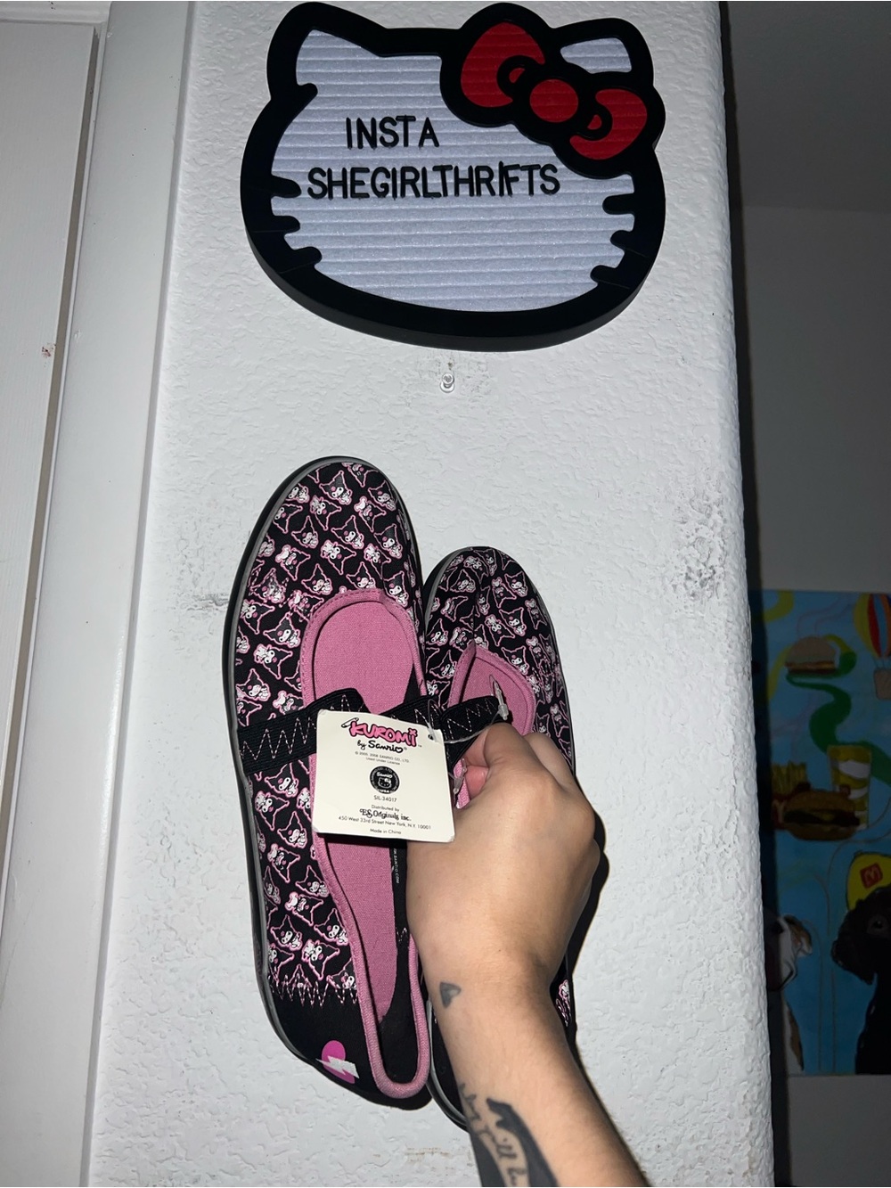 Y2K kuromi shoes